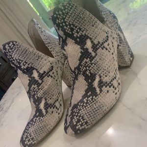 Steve Madden Snake Skin Booties